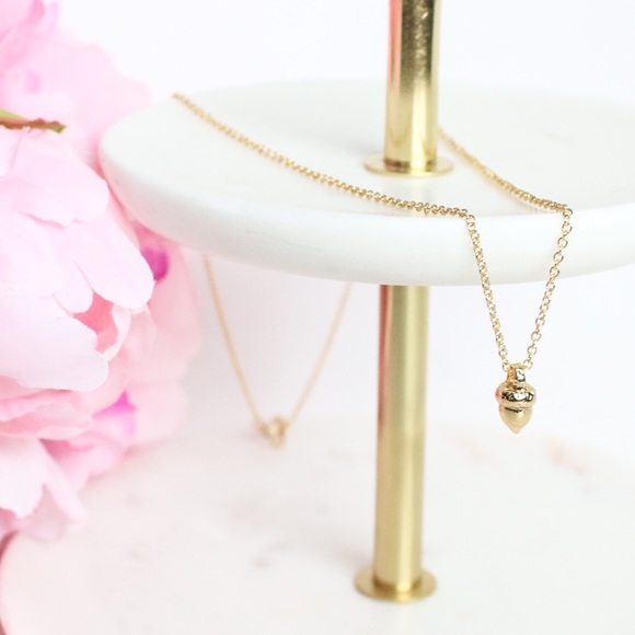 Dainty Acorn Necklace - Picture 2 of 7